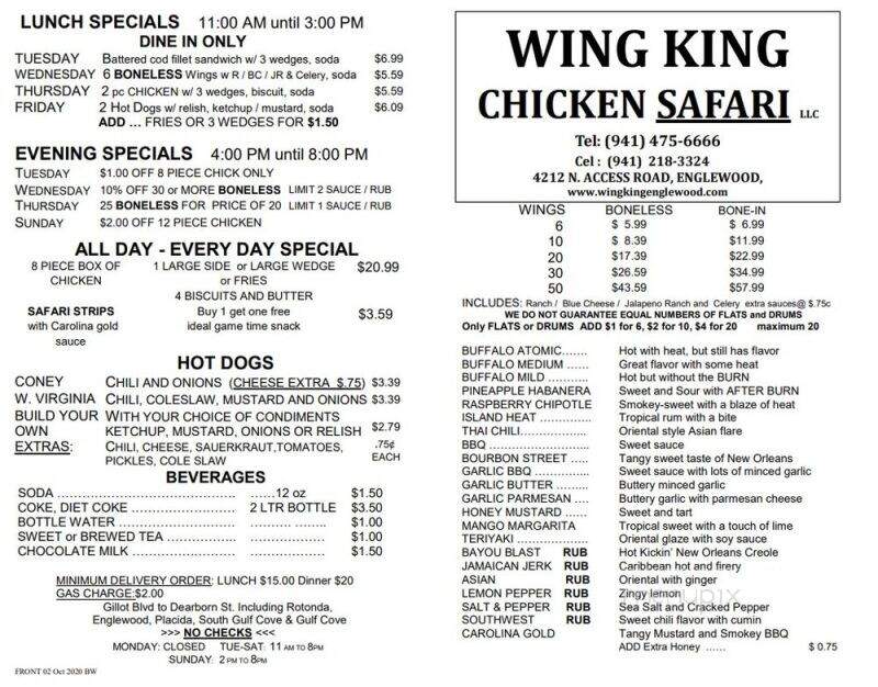 Wing King - Englewood, FL