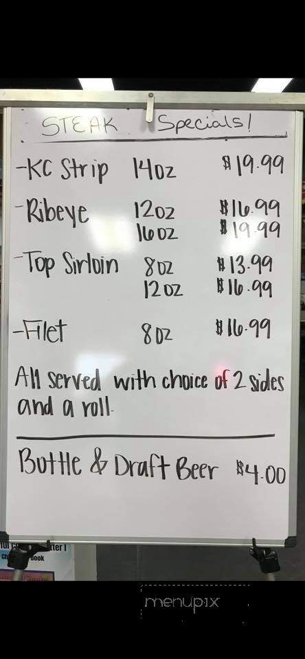 Smith's Restaurant - Bolivar, MO menu_pic