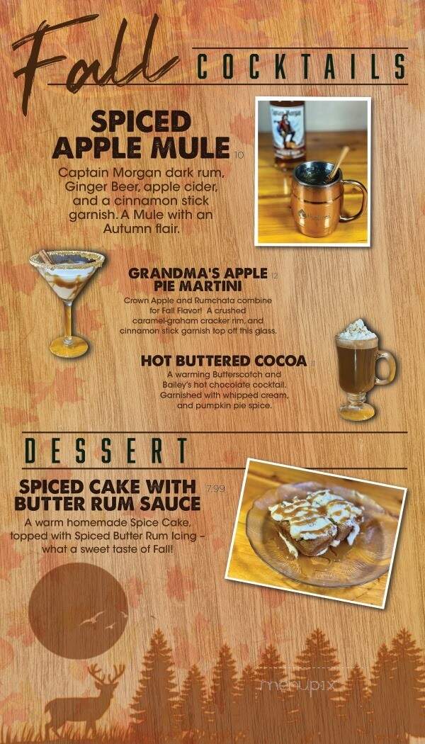 Hualapai Mountain Resort - Kingman, AZ menu_pic