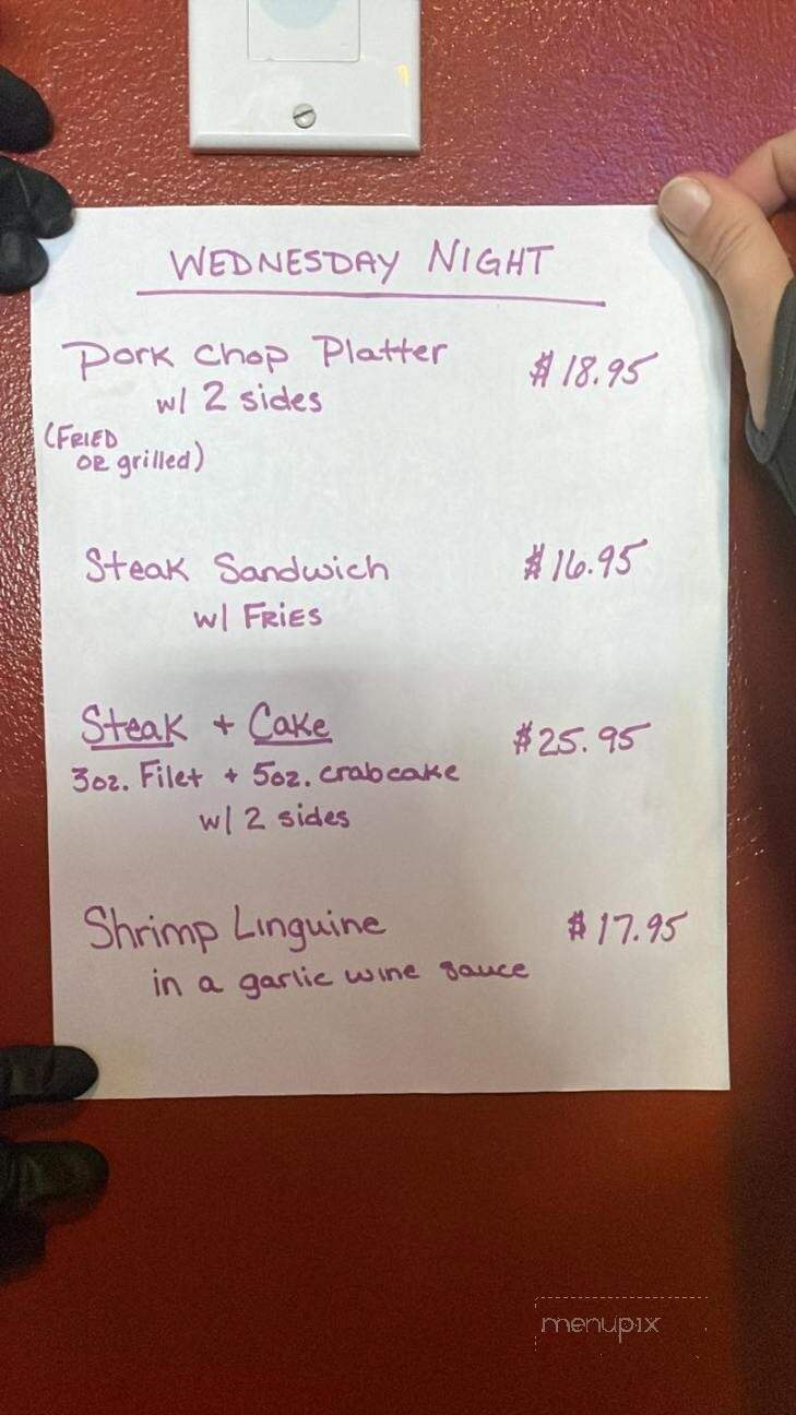 Jilly's - Pikesville, MD menu_pic