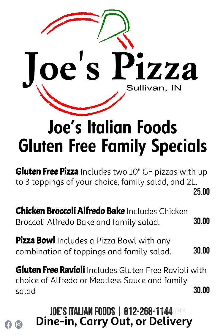 Joe's Italian Food - Sullivan, IN