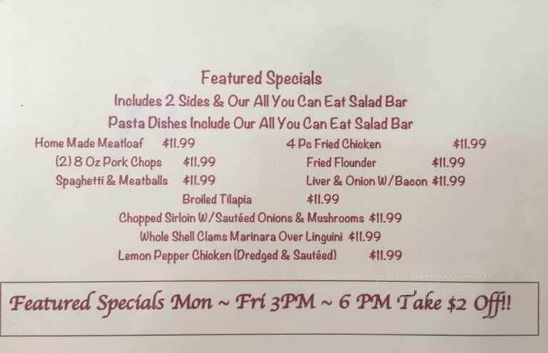 T K's Bar & Grill - Mount Bethel, PA menu_pic