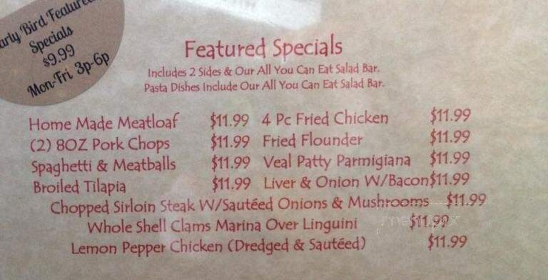 T K's Bar & Grill - Mount Bethel, PA menu_pic