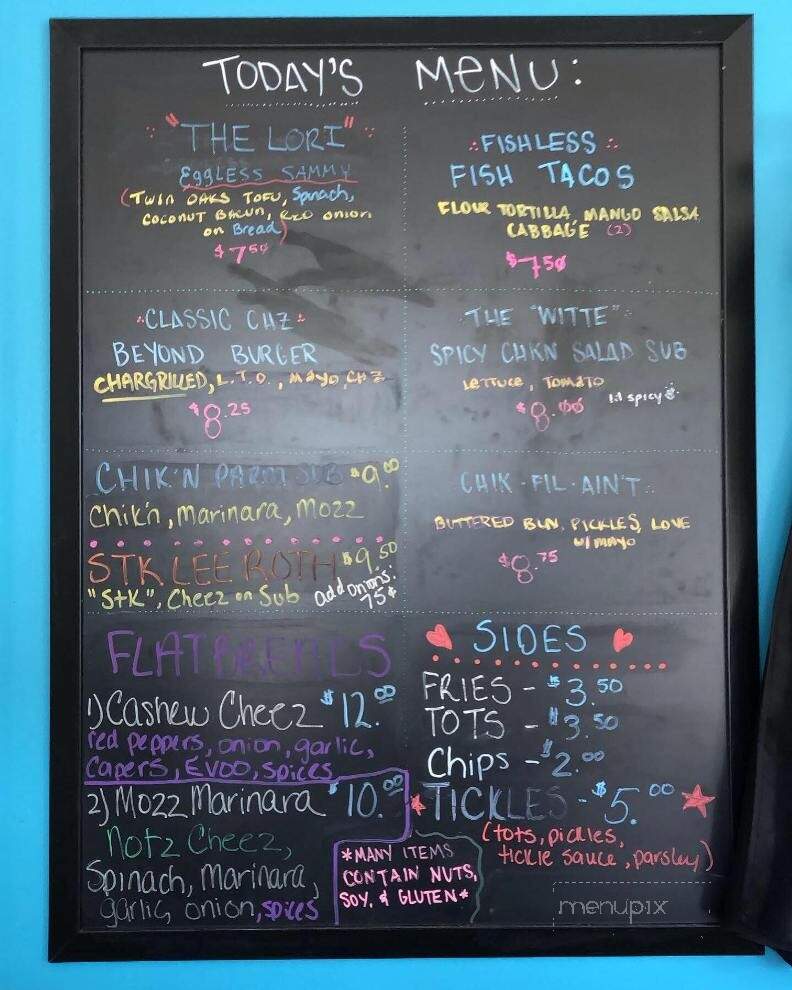 Hang Space - Richmond, VA menu_pic