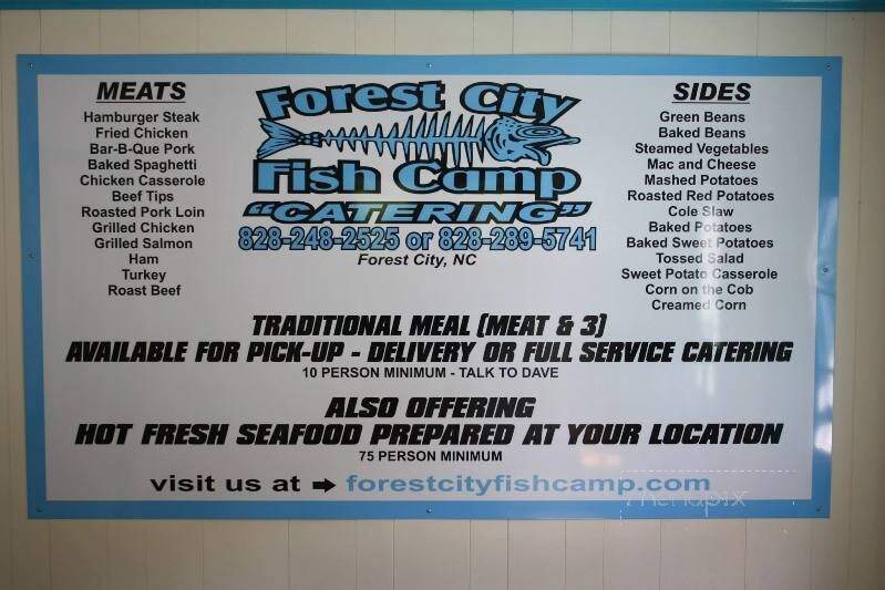 Forest City Fish Camp - Bostic, NC menu_pic