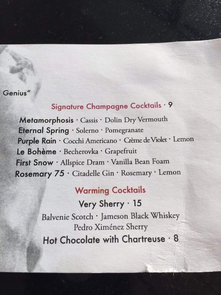 Amuse Restaurant - Virginia Museum of Fine Arts - Richmond, VA menu_pic