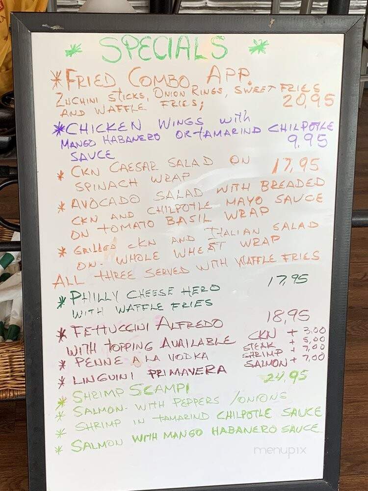 The Valley Pub and Grill - Waterville Valley, NH menu_pic