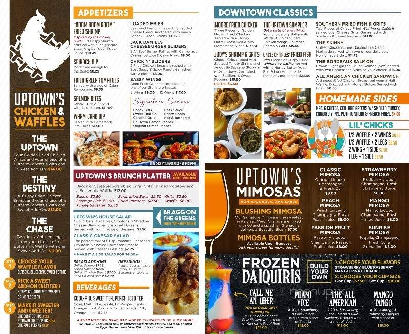 Uptown's Chicken & Waffles - Fayetteville, NC menu_pic