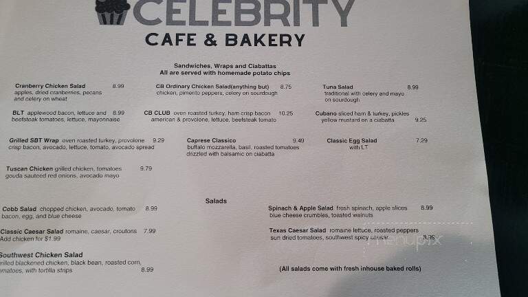 Celebrity Bakery & Cafe - Waxahachie, TX