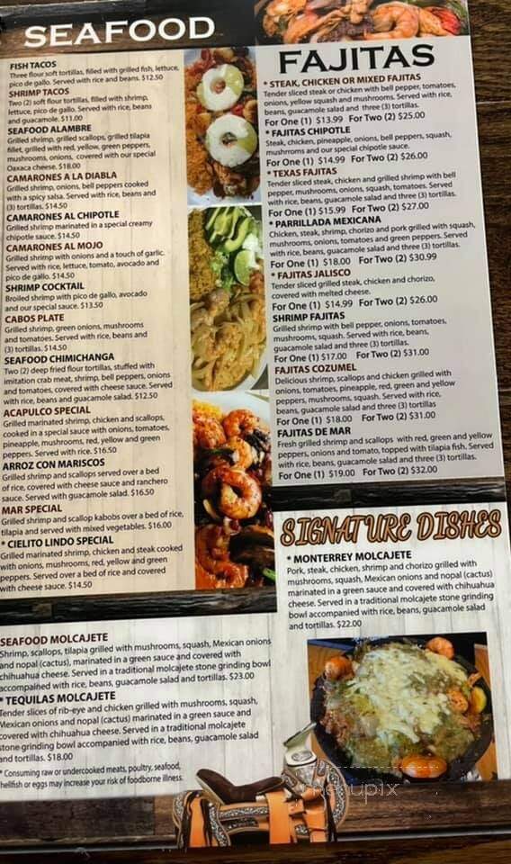 Tequilas Mexican Bar & Grill - Columbus, WI menu_pic