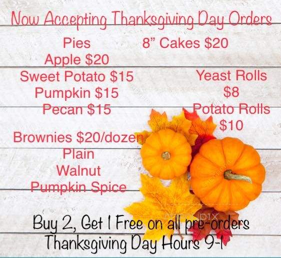 Tiffanee & Co Bakery - Dover, DE menu_pic