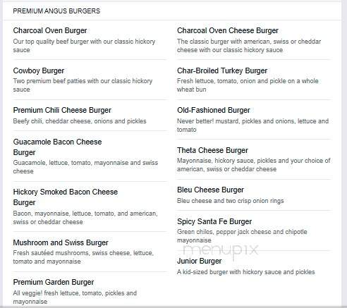 Charcoal Oven - Oklahoma City, OK menu_pic