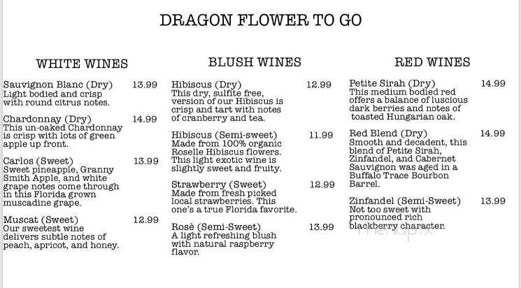 Dragon Flower Winery - Summerfield, FL