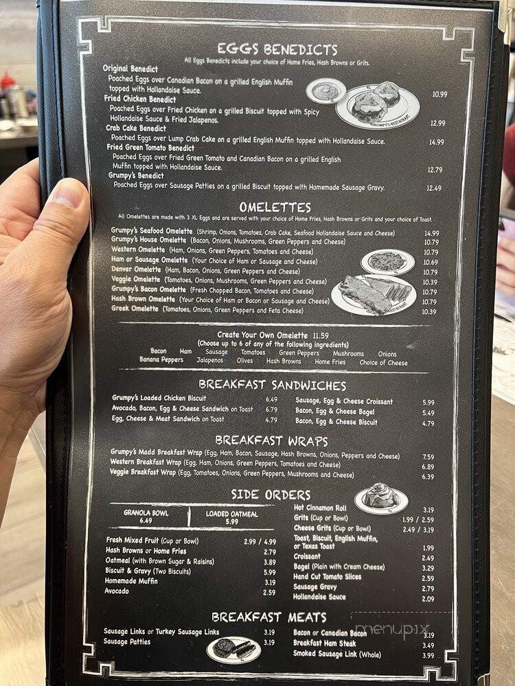 Grumpy's Restaurant - St Johns, FL menu_pic