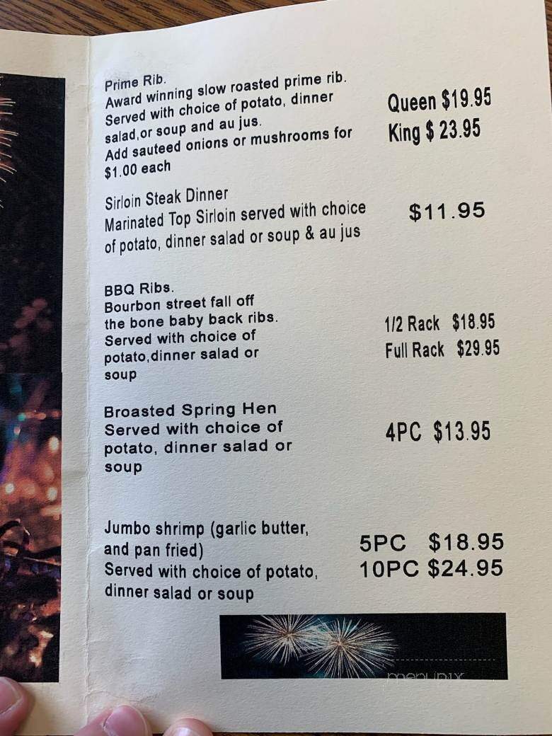 Pagel's Pub & Grub - Athens, WI menu_pic