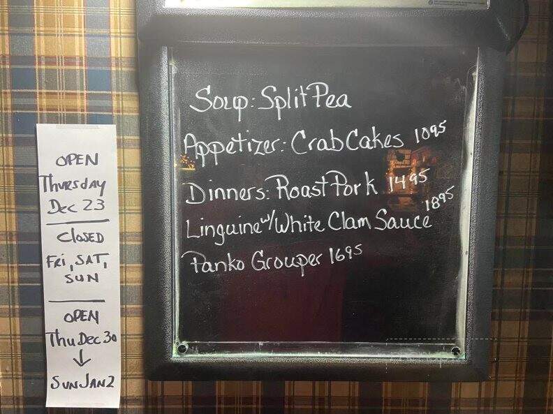 Johnnie's Pier 31 Restaurant - Canastota, NY menu_pic
