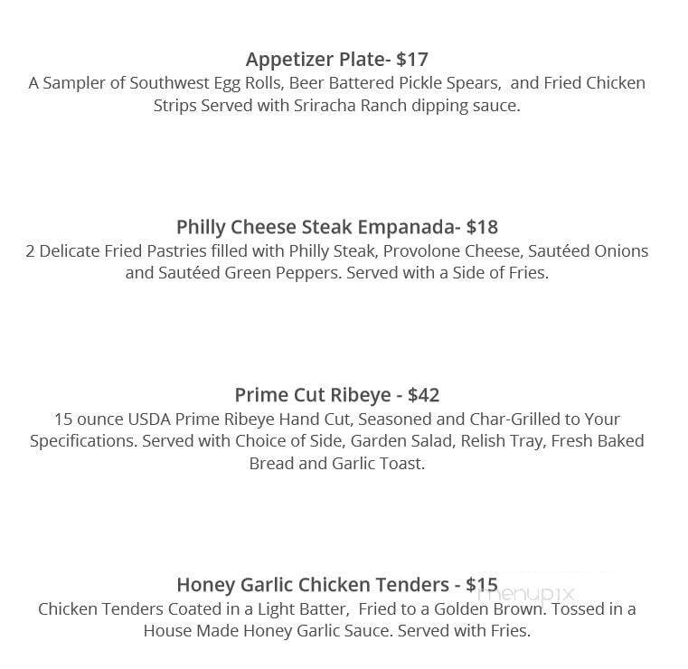 Steer Barn - Upper Sandusky, OH menu_pic