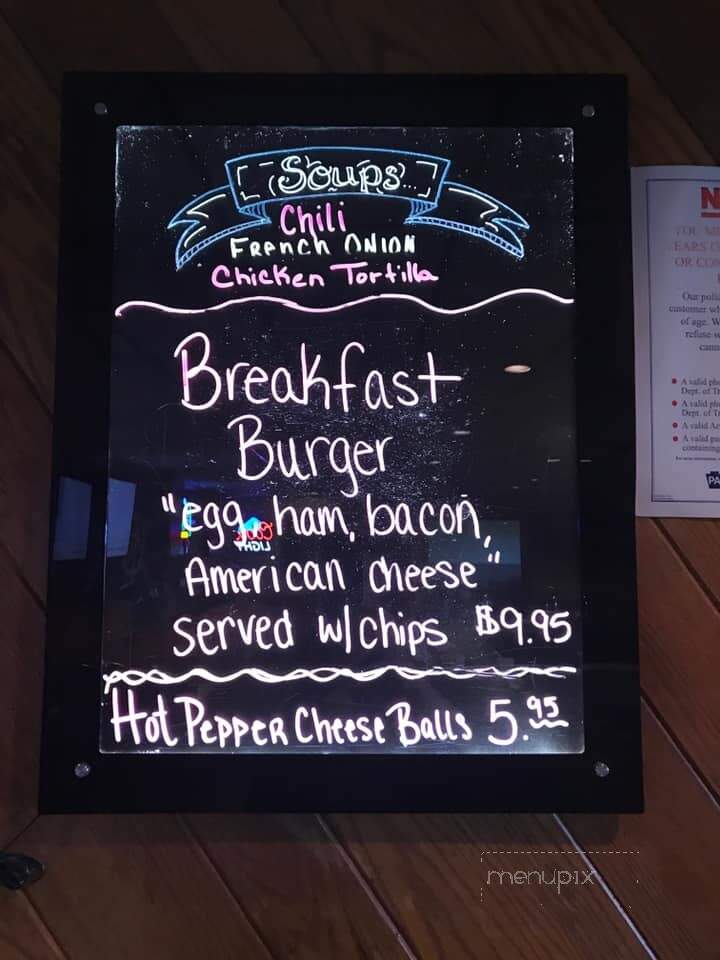 Tradesmen's Inn - Scenery Hill, PA menu_pic