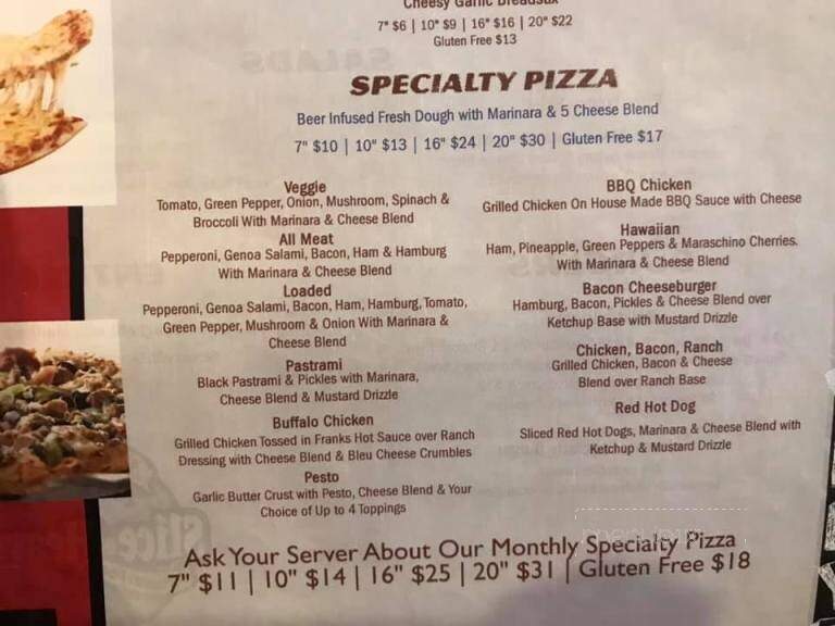 Mary Jane's Slice of Heaven - Farmington, ME menu_pic