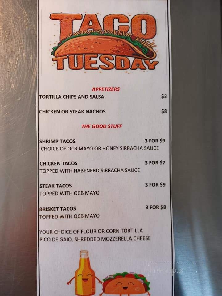Ogle County Brewery - Oregon, IL menu_pic