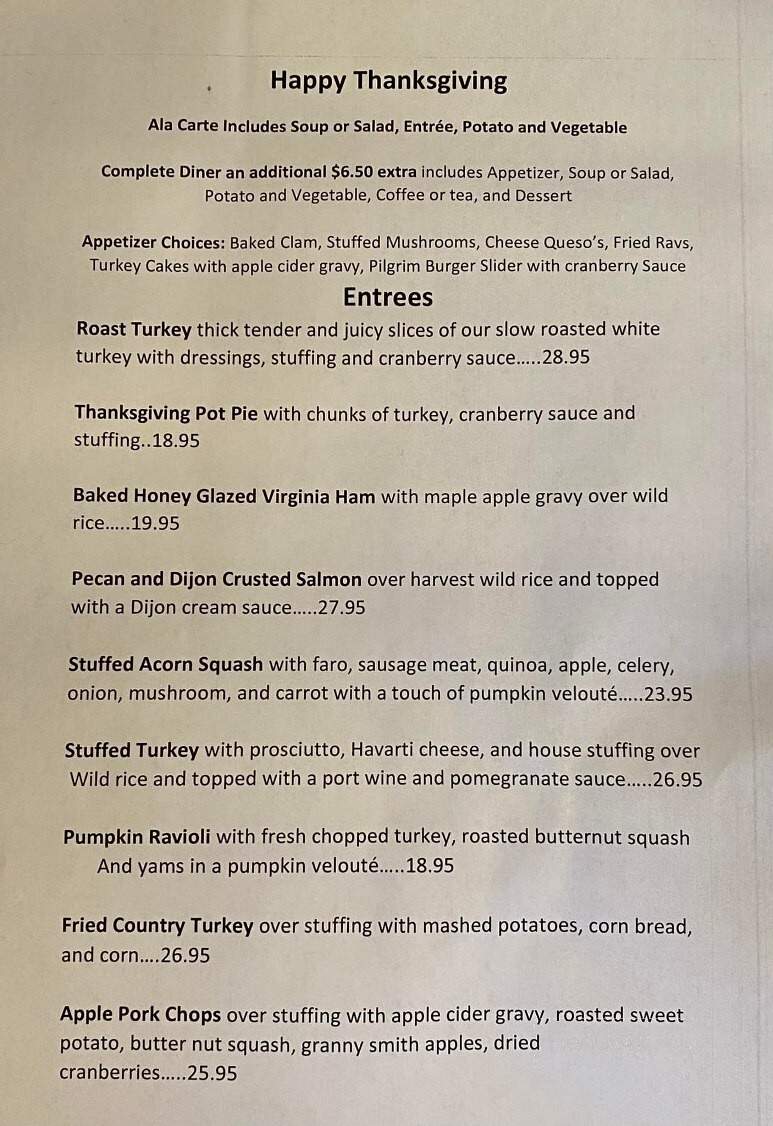 Moriches Bay Diner - Moriches, NY menu_pic