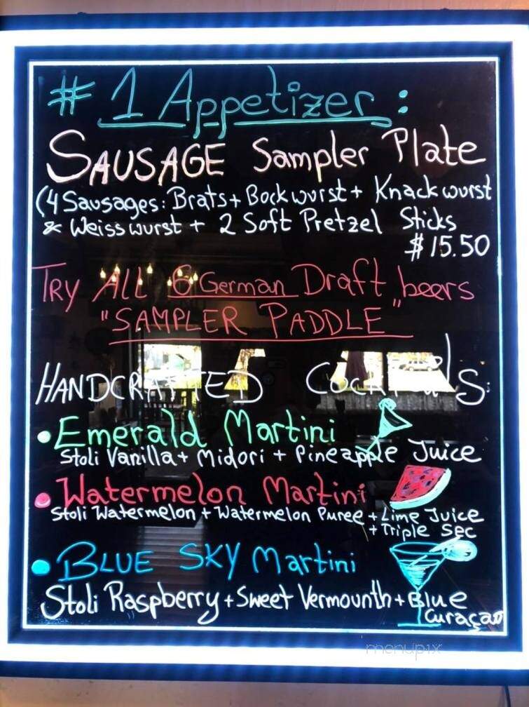 Cafe Old Vienna - Myrtle Beach, SC menu_pic