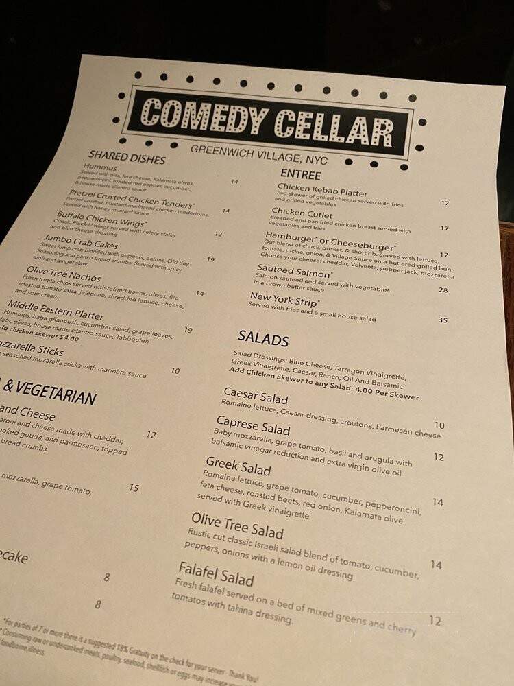 Comedy Cellar - New York, NY