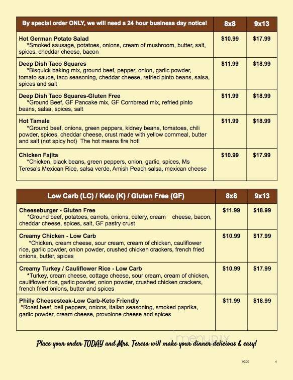 Country Cupboard Of Barnwell - Barnwell, SC menu_pic