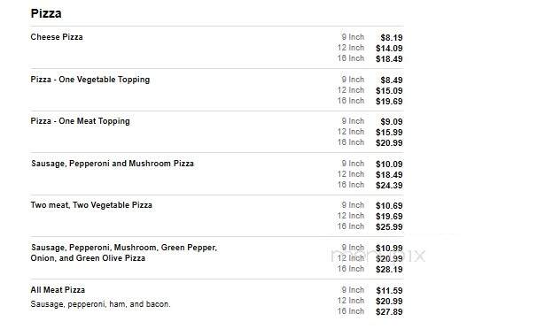 Dillon's Pizza - Springfield, IL menu_pic