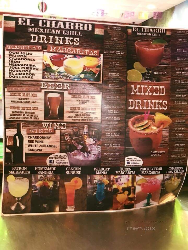 El Charro - Harrodsburg, KY menu_pic