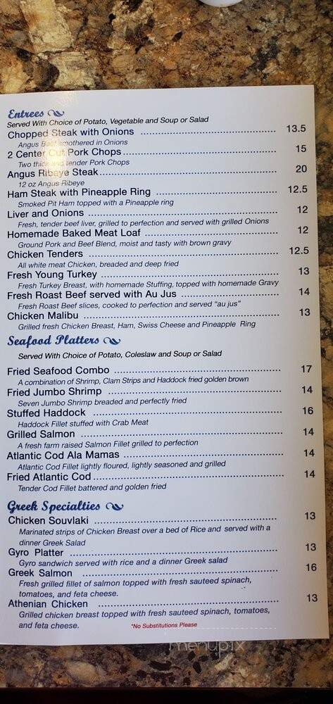 Mamas Kitchen - Seminole, FL menu_pic