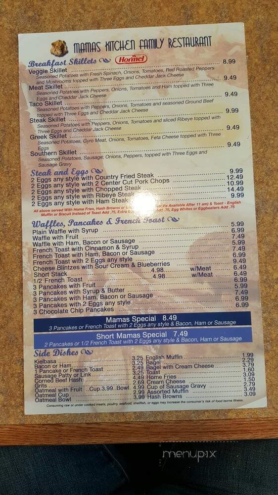 Mamas Kitchen - Seminole, FL menu_pic