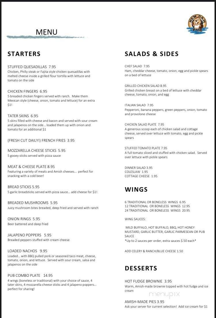 New Dam Pub - Hebron, OH menu_pic