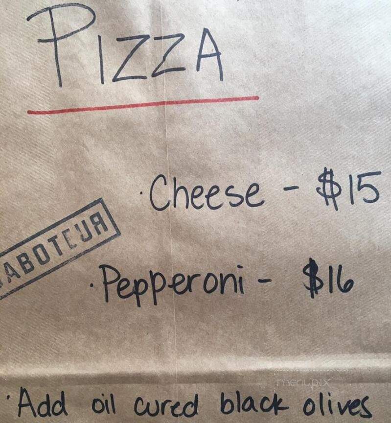 Saboteur Bakery - Bremerton, WA menu_pic