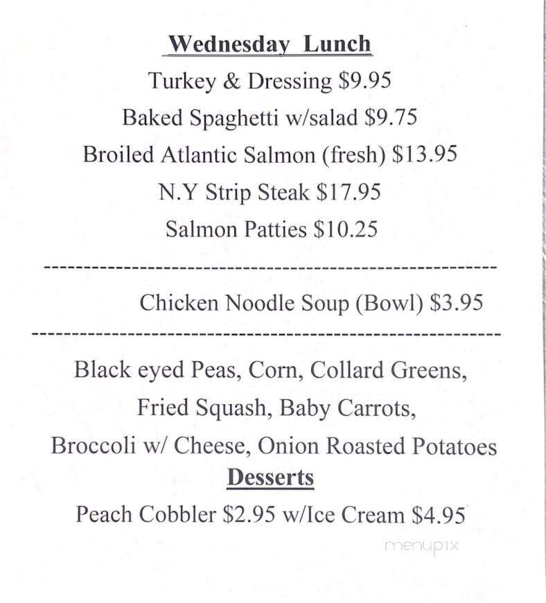 Stacy's Restaurant - Denver, NC menu_pic