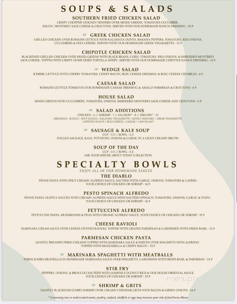 Twisted Grape - Cameron, NC menu_pic