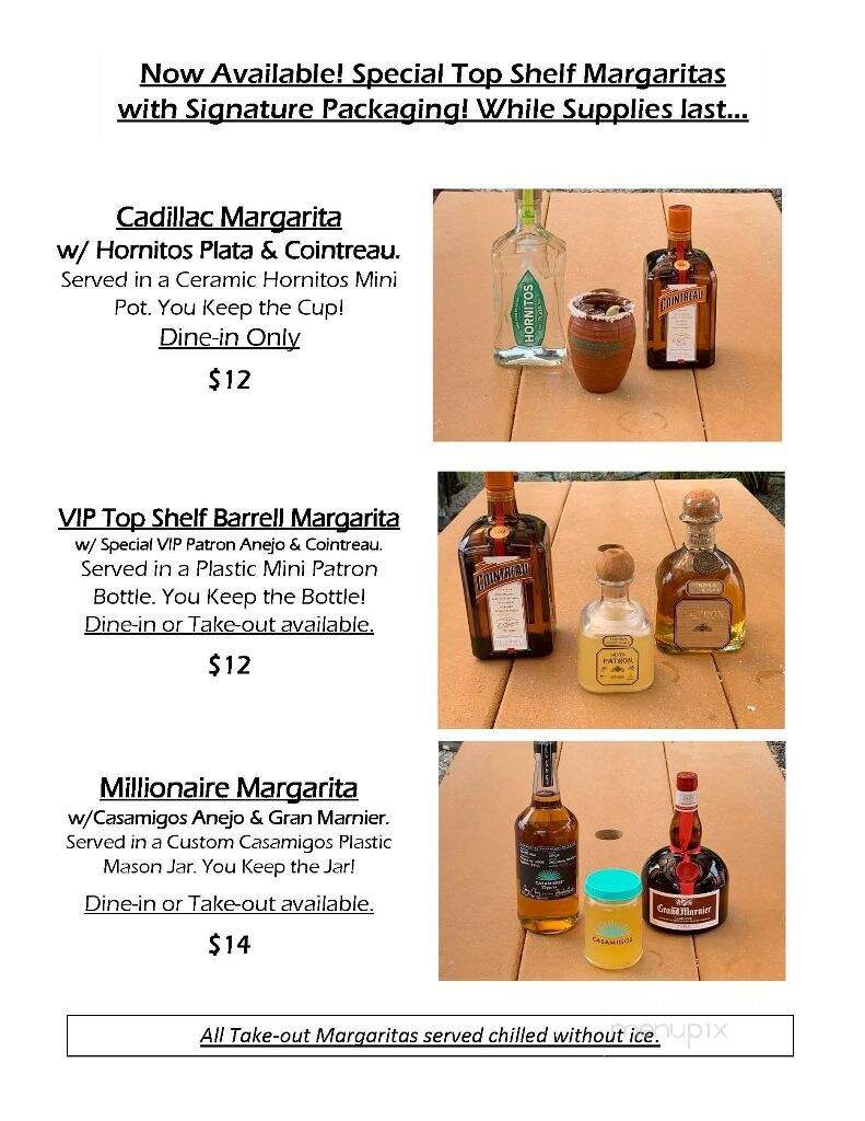 VIP Mexican American Cuisine - Indian Rocks Beach, FL menu_pic