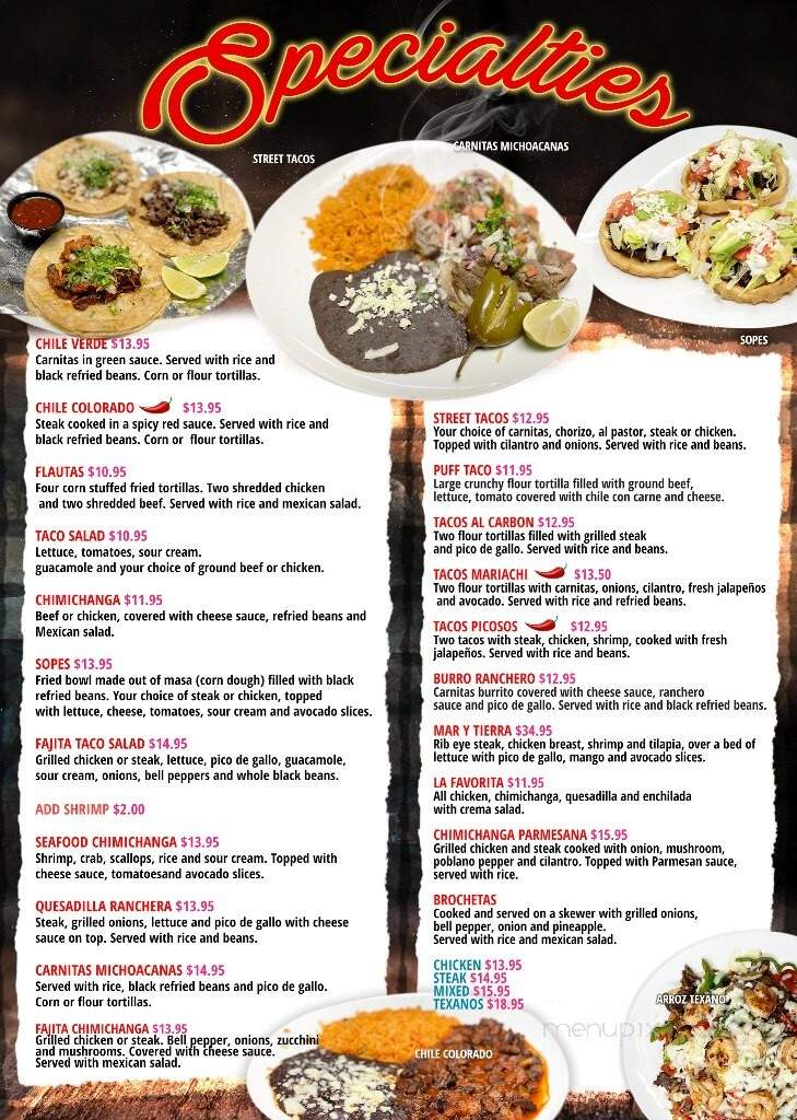 Los Arcos Kitchen & Cantina - Rochester, MN menu_pic