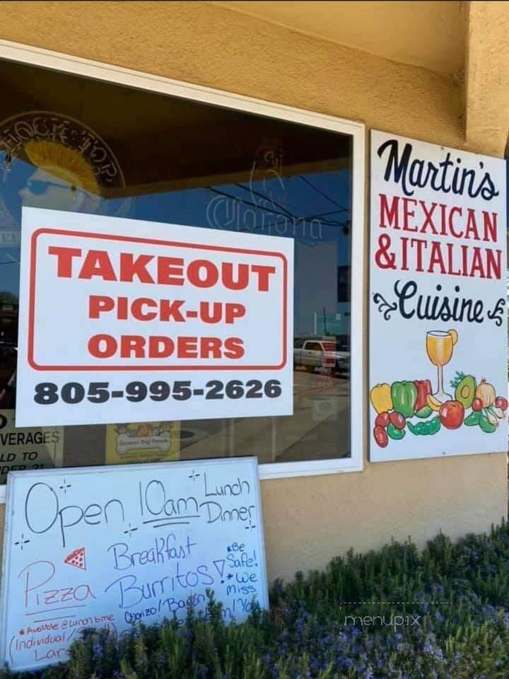 Martin's Restaurant - Cayucos, CA