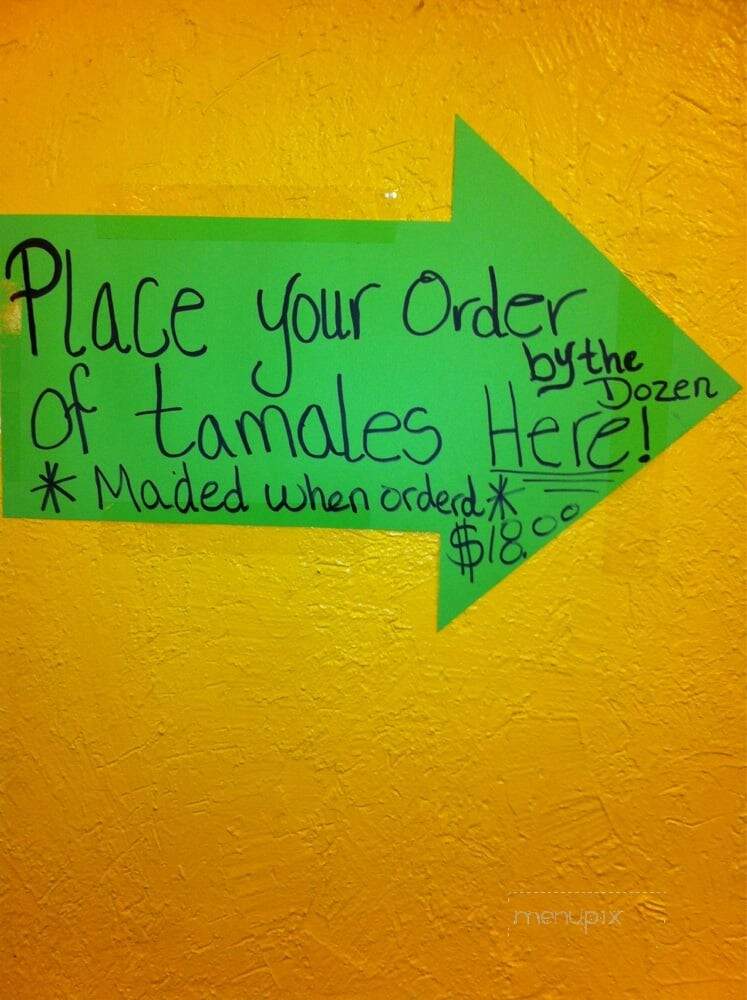 Taqueria Mi Tierra - Eugene, OR menu_pic