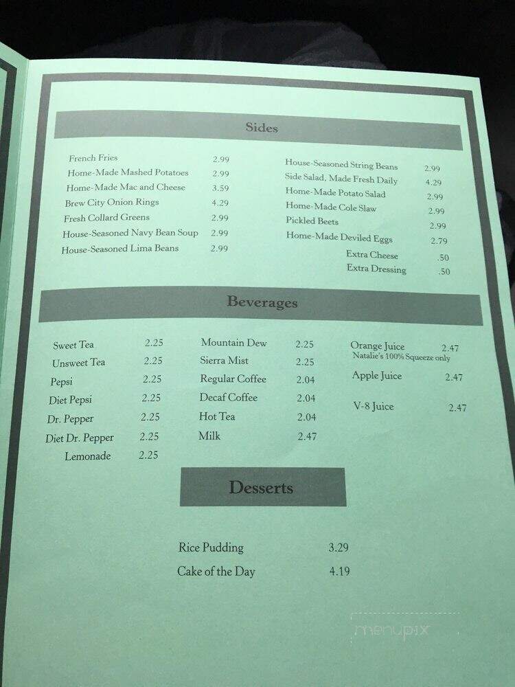 Ripley's Family Restaurant - Aylett, VA menu_pic