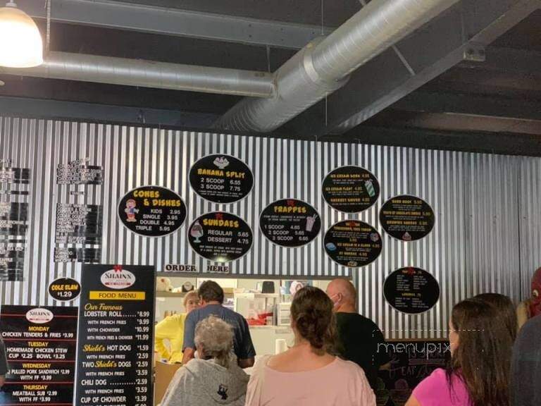 Shain's - Sanford, ME menu_pic