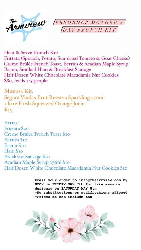 Armview Restaurant & Lounge - Halifax, NS menu_pic