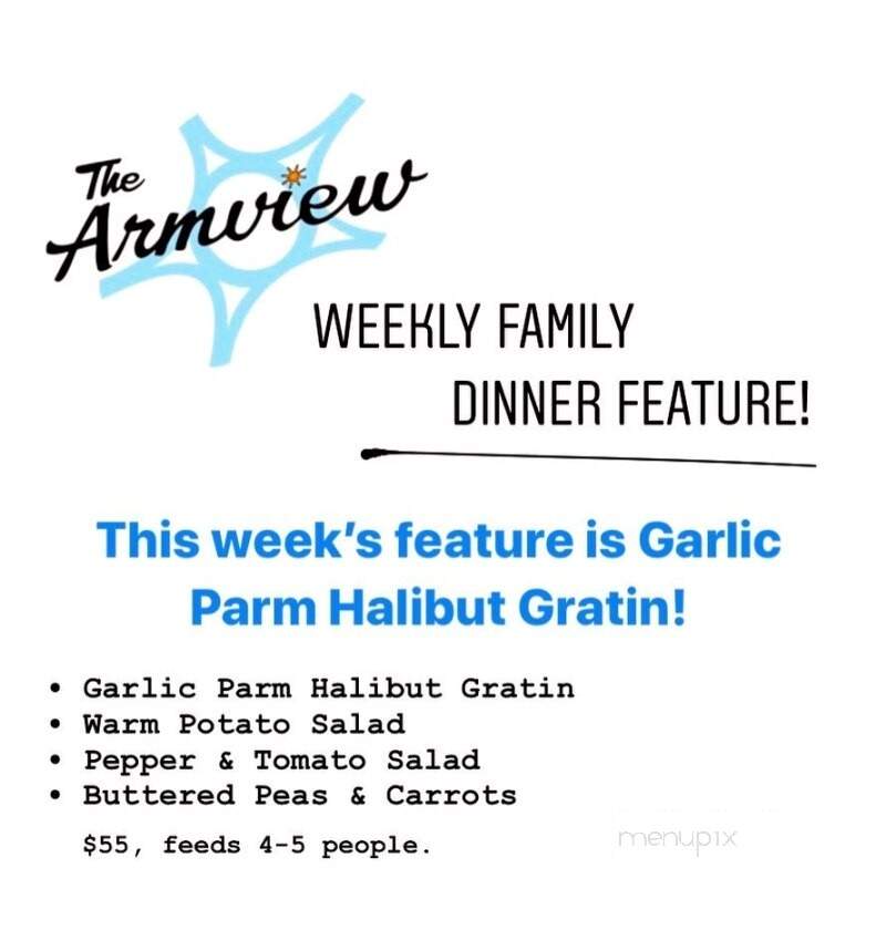 Armview Restaurant & Lounge - Halifax, NS menu_pic