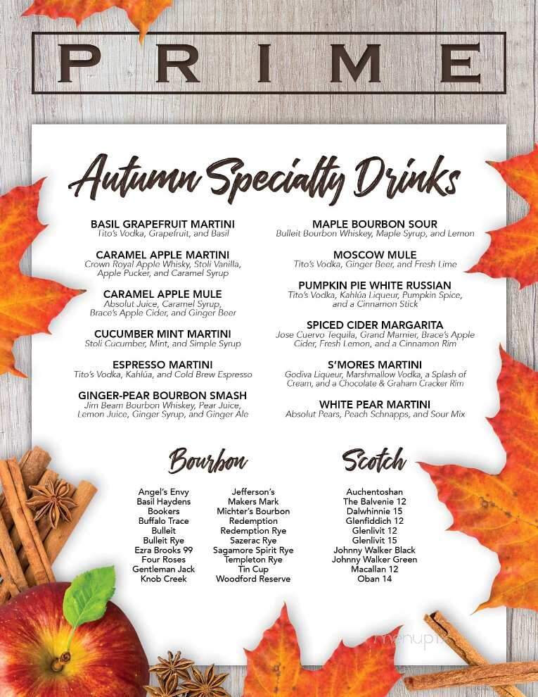 Prime At City Market - Dallas, PA menu_pic