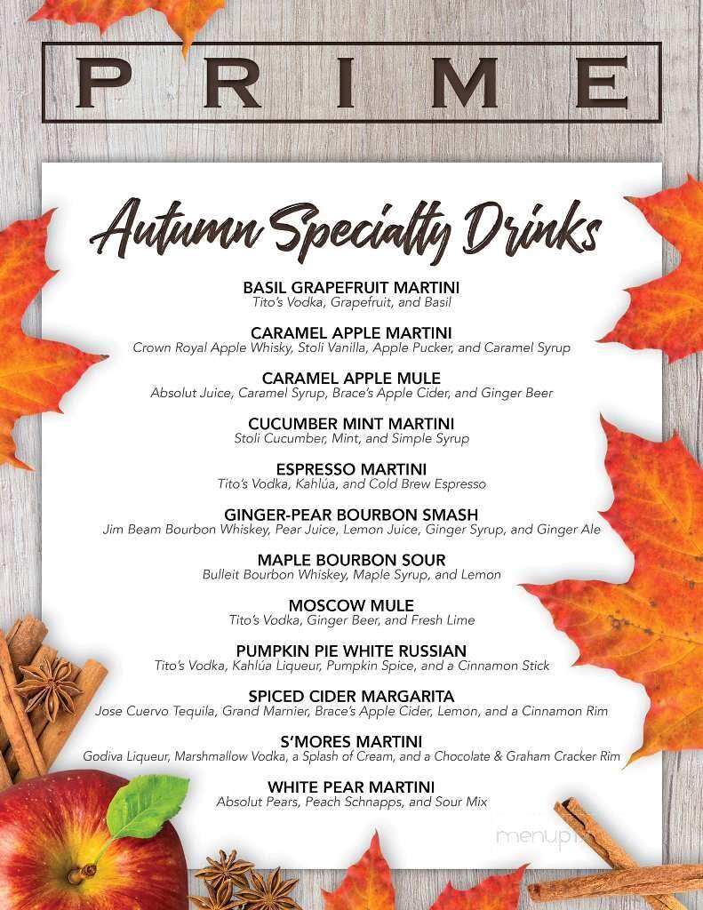 Prime At City Market - Dallas, PA menu_pic