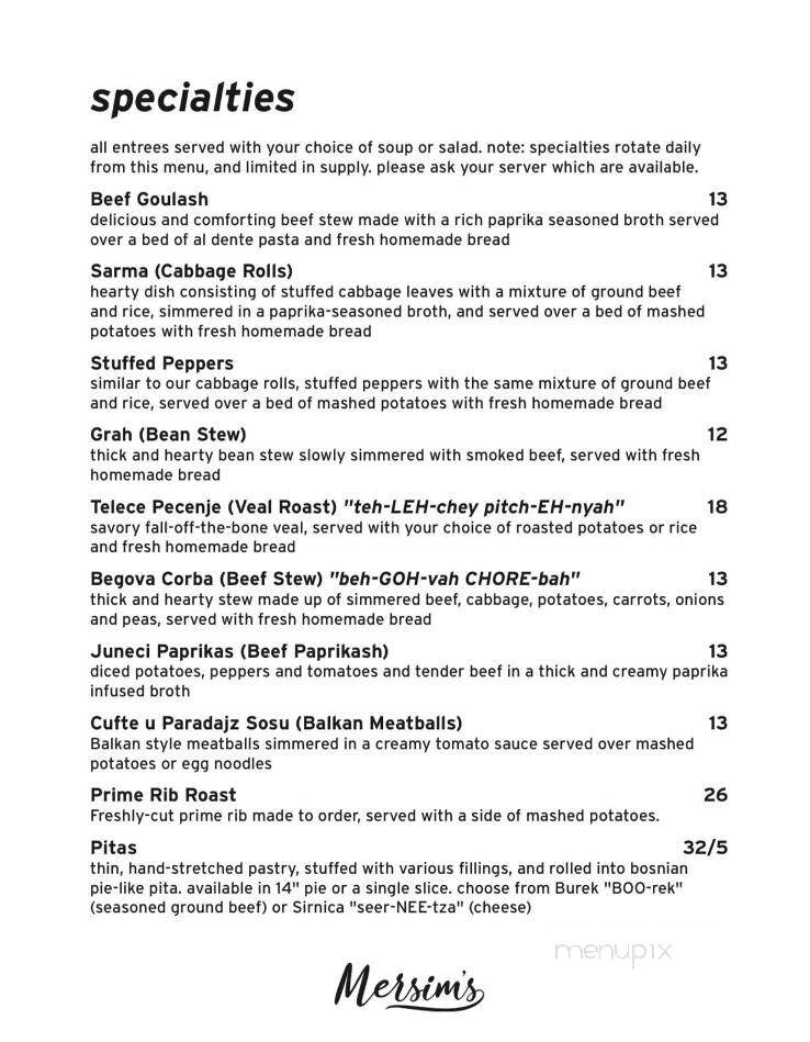 Mersim's - Waterloo, IA menu_pic