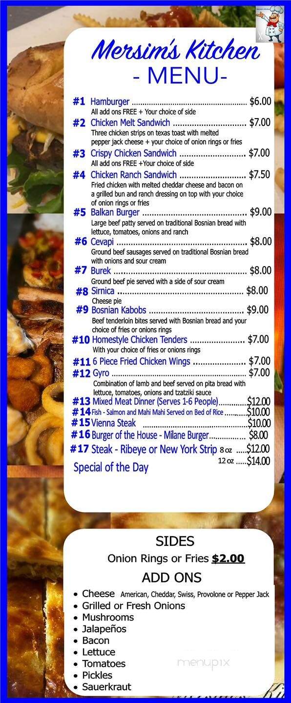 Mersim's - Waterloo, IA menu_pic