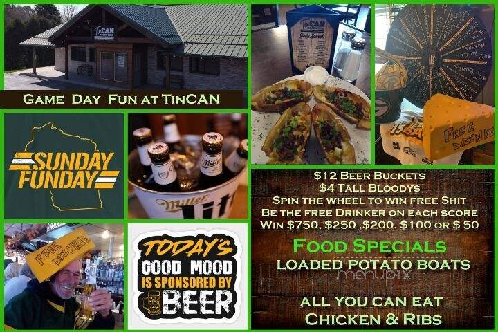 Tin Cup Saloon - Union Grove, WI menu_pic