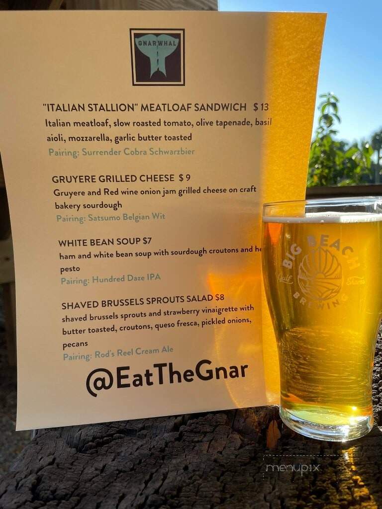 Big Beach Brewing - Gulf Shores, AL menu_pic